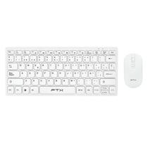 Kit Teclado e Mouse FTX GK03 Wireless Espanhol - Branco