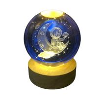 Lampada Esfera de Mesa Xtrad SH-071 - Astronauta Na Lua