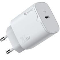 Adaptador de Tomada 4LIFE FL06CPDW USB-C de 20 Watts - Branco