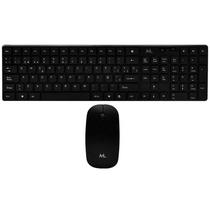 Teclado e Mouse Sem Fio Mtek KM-5197B  Preto (Portugues)