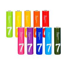 Pilha Alcalina AAA Xiaomi Rainbow Batteries LR03 1.5V  10 Unidades