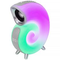 Speaker Blulory N70 Conch Music Lamp 6 Watts com Bluetooth - Branco/Cinza