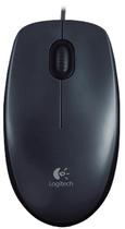 Mouse Logitech M-100 com Fio - Preto 910-001601 (Caixa Feia)