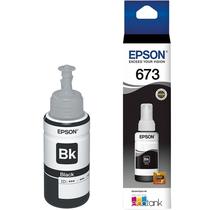 Frasco de Tinta Epson T673120 L800/L810/L850/L1800 70ML  Preto