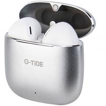 Fone de Ouvido Sem Fio G-Tide Iron Man H11 com NC - Prata/Branco