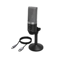 Microfone Fifine K670 Condenser USB - Silver/Black