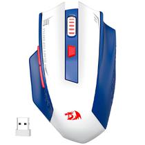 Mouse Gaming Sem Fio Redragon Woki M994WBR Ate 26.000 Dpi - Branco/Azul