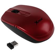 Mouse Sem Fio X-Tech XT-MS763 USB Ate 3.200 Dpi - Vermelho/Preto