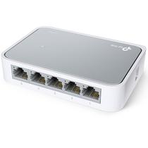 Switch TP-Link TL-SF1005D 10/100 MBPS com 5 Portas RJ45 Bivolt - Branco/Cinza