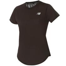 Camiseta New Balance Feminino Accelerate Short Sleeve M Preto - WT23222BK