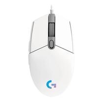 Mouse Gamer Logitech G203 Lightsync 910-005794 8000 Dpi USB RGB - Branco