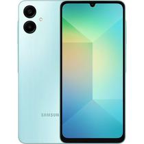 Smartphone Samsung Galaxy A06 SM-A065M/ DS 4/ 128GB / Tela 6.7 / Cam 50+2MP / Android 14 - Light Green