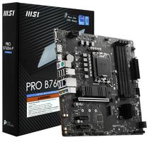 Placa Mae MSI Pro B760M-P Socket LGA 1700 / VGA / DDR5