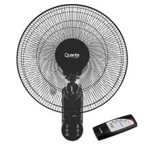 Ventilador de Parede Quanta Tropic Breeze QTVPTB16 / 60W / com Controle Remoto / 3 Velocidades / 16" / 110V - Preto