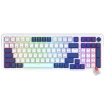 Teclado Gamer Mecanico Redragon K686WB-RGB-Pro Eisa Wireless / RGB / Red / Ingles - Branco / Azul