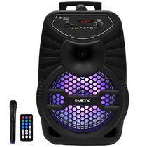 Caixa de Som Mox MO-S802T 8" 12.000 Watts P.M.P.O com Bluetooth/USB e Radio FM - Preta