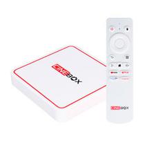 Receptor Cinebox C+ 16GB 2GB Ram Iptv Vod WIFI-5G Fta - Branco