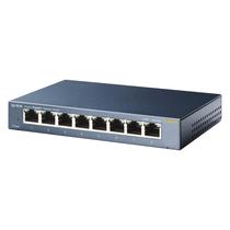 Hub Switch TP-Link TL-SG108 8 Portas Gigabit 1000 MBPS - Cinza