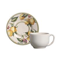 Set de Ceramica Porto Brasil Monaco Limone 362363501 Taza de Te 161ML + Plato 14 CM