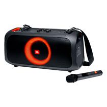 Caixa de Som JBL Partybox On-The-Go Bluetooth + Microfone - Preto (Caixa Danificada)