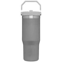 Garrafa Termica Prosper Stay Chill Straw Water Bottle PC-08 de 890 ML - Cinza