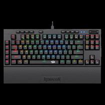 Teclado Gamer Redragon Broadsward RGB Switch Blue com Fio - Preto K588RGB