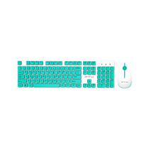 Teclado Wireless FTX FTXGK600 Bluetooth (Espanol) + Mouse - Branco/Verde