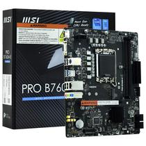 Placa Mãe MSI Pro B760M-e Socket LGA 1700 / VGA / DDR5