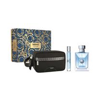 Kit de Perfume Versace Pour Homme Eau de Parfum 100ML + 10ML + Neceser