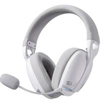 Fones de Ouvido Sem Fio Redragon H878WG Shuld Wireless-Pro Bluetooth/USB-C - White/Gray