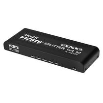 Hub Splitter HDMI Satellite A-HD08 4K Ultra HD 4 Em 1 - Preto