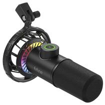 Microfone Fifine K658 RGB Streamer/Podcast USB - Black