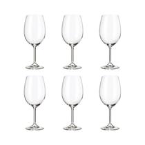 Set de Copas para Vino Bohemia Bruna 450ML 6 Piezas