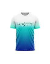 Camisa de Beach Tennis Padel Heroes SKY White