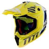 Capacete MT Helmets Falcon Warrior A3 - Fechado - Tamanho XXL - Gloss Pearl Yellow