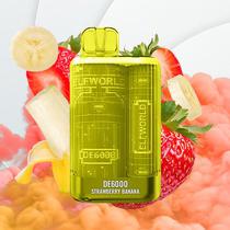 Elf World 6000 Puffs Strawberry Banana