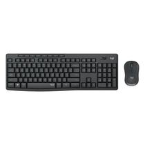 Teclado Mouse e Logitech MK295 Wireless / Espanhol - Preto (920-009792)