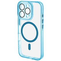 Capinha para iPhone 16 Pro Magsafe - Transparente/Azul