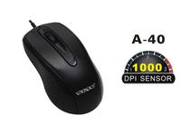 Mouse USB Sate A40 Negro