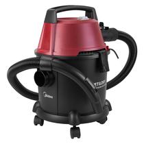 Aspirador de Po Midea Wet-DRY MUY15T-A - 1400W - 220V - Preto e Vermelho