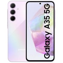 Smartphone Samsung Galaxy A35 5G SM-A356E DS 8/ 128GB / Tela 6.6 Samoled / Cam 50+8+5MP / Android 14 - Awesome Lilac