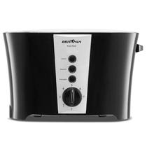 Torradeira Britania Tosta Pane Inox com 850W/220V/7TEMP - Preto/Prata