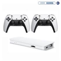 Console Video Game Blulory M15 Pro 4K 3D 64GB - Branco + 2 Controles Wireless