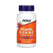 Suplemento Now Sports Vitamin D-3 Y K-2 1000IU 120 Capsulas