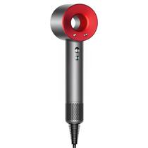 Secador de Cabelo Super Hair Dryer A3001-220 - 1600W - 220V - Cinza e Vermelho