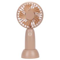 Mini Ventilador Portatil Recargable USB Marron 19CM X 9CM