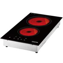 Fogareiro Eletrico Infravermelho Quanta QTCEI300 3.000 Watts 220V ~ 50/60 HZ - Preto/Prata