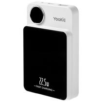 Carregador Portatil Yookie Y065 - 10000 Mah - USB/USB-C - com Carga Magnetica - Branco