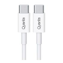 Cabo Quanta QTCTC70 USB-C para USB-C - Branco