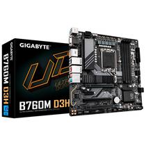 Placa Mae Gigabyte B760M D3H, Chipset Intel, Socket LGA 1700, DDR5, Displayport, ATX